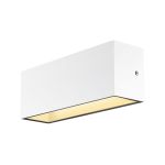 SLV Sitra L Up/Down  Luce Da Parete Aluminium Bianca 24W 3060lm - 830-840 CCT | Esterni - IP65