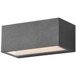 D'Lite Luce Da Parete Bello Nero Up & Down 12W 850lm - 830 Luce Calda - | IP54