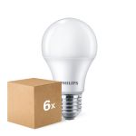 Confezione Multipack 6x Philips  CorePro LED Bulbo E27 Pera Ghiaccio 10W 1055lm - 840 Bianco Freddo | Sostitutiva 75W