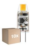 Confezione Multipack 10x Philips LED Capsula CorePro G4 Chiara 1W 100lm - 827 Bianco Molto Caldo | Sostitutiva 10W 