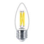 Philips MASTER LED E27 Candela Filamento Chiara 3.4W 470lm - 922-927 Dim To Warm | Miglior Resa Cromatica - Dimmerabile - Sostitutiva 40W