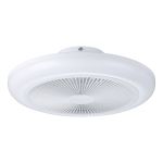 Eglo Ventilatore Da Soffitto Sayulita 1 ABS Bianca 20.8W 820lm - 827-865 Regolabile Bianca | Dimmerabile