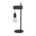 Eglo Lampada Da Tavolo Townshend 6 Acciaio Nero | IP20 - Adatto per 1x E27 