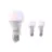 Confezione Multipack 3x Calex Smart Tuya Wifi E27 Pera 8.5W 806lm - 822-840 Regolabile Bianca | RGBW - Dimmerabile - Sostitutiva 60W