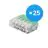 Confezione Multipack 25x Morsetto a vite Connettore | Universale | 5 Filos | 0.2-4.0MM