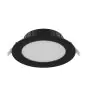 Noxion Downlight LED Hera Piatto Incasso Nero 21W 2400lm 100D - 827-830-840 CCT | 213mm - Ritaglio 195mm