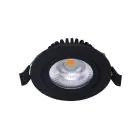 Noxion LED Inclinabile Slim Faretti Nero Il Giro 5W 550lm 60D - 940 Bianco Freddo | 85mm - IP54 - Dimmerabile - Miglior Resa Cromatica